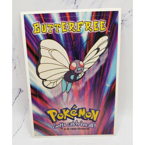 1999 Pokemon Sticker Butterfree A&A Global Vending Machine Pocket Monsters